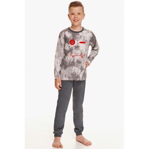 Chlapčenské pyžamo Taro 2652-3 Greg Sivá 116