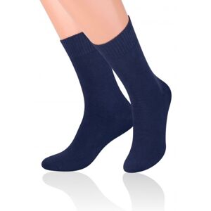 Pánske ponožky 015 Frotte dark blue